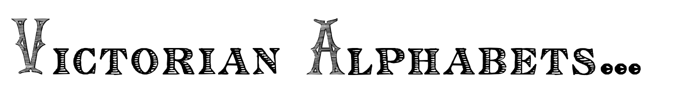 Victorian Alphabets Twelve Regular